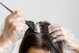fake hair dye process image shown clearly