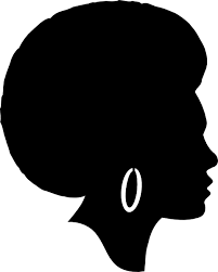 Black Female Afro Silhouette Clip Art Vector Clip Art Online Royalty Free Public Domain Black Woman Silhouette Silhouette Art Woman Silhouette
