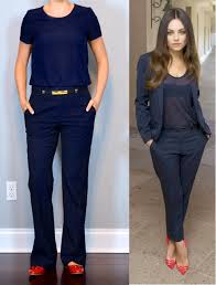 What Color Shoes To Wear With Navy Dress In 2020 Navy Pants Outfit Dress Pants Outfits Pants Outfit Work