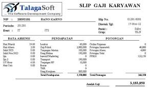 Contoh Slip Gaji Perusahaan Swasta Pinjaman Kartu Aplikasi