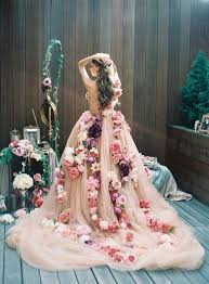 Draped blush wedding ceremony arbor with ivy. 30 Floral Wedding Dresses You Can Shop Now Deer Pearl Flowers