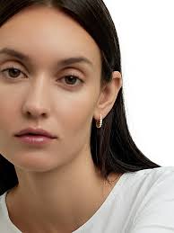 Melissa Kaye Lulu Small 18K Yellow Gold & 1.95 TCW Diamond Hoop Earrings