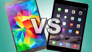 The galaxy tab 10.1 is just 8.6mm, thin enough to be described by samsung as the world's thinnest mobile tablet. Ipad Mini 3 Vs Samsung Galaxy Tab S 8 4 Which Small Tablet To Buy Trusted Reviews