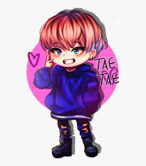 See more ideas about bts fanart, bts chibi, bts drawings. Bts Taehyung Chibi Bts V Anime Chibi Hd Png Download Kindpng