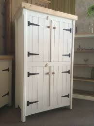 Kitchen Larder Four Door Cupboard Pantry Storage Unit Rustic Farmhouse Ebay Pantry Storage Cabinet Kitchen Pantry Cabinet Freestanding Freestanding Kitchen
