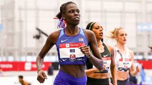 1 day ago · athing mu of team united states reacts after winning the gold medal in the women's 800m final on day eleven of the tokyo 2020 olympic games at olympic stadium on august 03, 2021 in tokyo, japan. Athing Mu Wins The Women S 800m In Her Olympic Debut Thompson Herah Gets The Double Double Canadian Running Magazine
