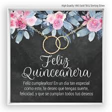 Since a church celebration is a key part of the quinceañera, a religious gift is an appropriate and popular choice. Quinceanera Gift 15th Birthday Gift Quinceanera Necklace Etsy