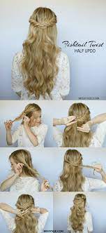 Half Up Fishtail Twist Missy Sue Braidedhairstyles Hair Styles Half Up Hair Hair Updos Tutorials