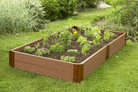 Tool Free Classic Sienna Two Inch Series 4 Ft X 8 Ft Plastic Raised Garden Vegetable Garden Raised Beds Backyard Vegetable Gardens Raised Garden Bed Kits
