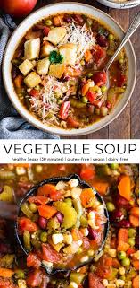 Easy Homemade Vegetable Soup In 2020 Best Vegetable Soup Recipe Vegetable Soup Healthy Vegetable Soup Recipes