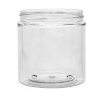 8 oz., 70/400 Finish, Clear, Jars, PET, Straight Sided, Single Wall Round