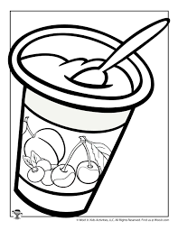 Tutti frutti premium frozen yogurt products will be made from only the. Yogurt Coloring Page Woo Jr Kids Activities