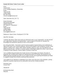 I am currently working at southern eubanks technologies as a quality assurance specialist where i am actively involved in different projects outsourced to our organisation for testing and verification of. Software Testing Cover Letter Zomya