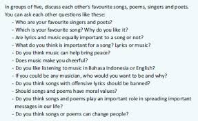 Ringkasan pelajaran biologi ini juga dapat digunakan. Online English Teacher Meaning Through Music Bahasa Inggris Sma Kelas Xi K13