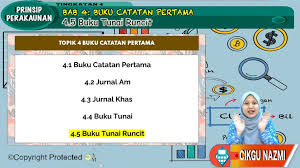Bawa baki jika ada ke helian berikutnya diruangan terimaan buku tunai pwr. F4 Akaun 04 07 Buku Tunai Runcit My E Tuition