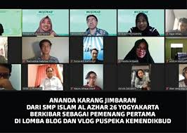 785 likes · 14 talking about this · 853 were here. Ananda Karang Jimbaran Dari Smp Ia 26 Yogyakarta Berkibar Sebagai Pemenang Pertama Di Lomba Blog Dan Vlog Puspeka Kemendikbud