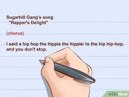 Attempting to explain a hook can be tricky. How To Write A Rap Chorus Or Hook With Pictures Wikihow
