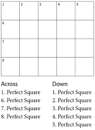 Learn all about squares on this page. A Crossnumber Puzzle With Squares Contingencies Magazine