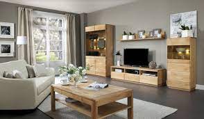 Das wohnzimmer ist der ort, an dem wir die meiste und gemütlichste zeit verbringen. Wohnzimmer Komplett Set B Fazenda 5 Teilig Teilmassiv Farbe Natur