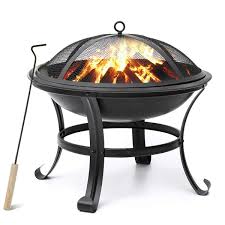 Cast iron cauldron fire pit. Outdoor Fire Pit Wood Burning Steel Bbq Grill Firepit Bowl With Mesh Cast Iron Cauldron Outdoor Fireplace For Backyard Camping Fire Pits Aliexpress