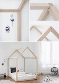 Design Lit Maison Avec Matelas Plus House Beds For Kids Kid Beds Toddler Rooms