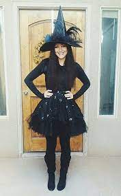 Hexenkostum Selber Machen Fur Halloween Diy Ideen Anleitung Maskerix De Black Girl Halloween Costume Witch Costume Diy Halloween Costumes For Girls