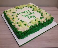 Birthday Cake For Teachers Day Floral Teacher S Day Cake Teachers Day Cake Cake Food