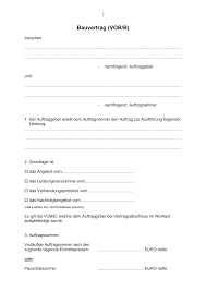 Nebenabrede zum bauvertrag muster : 2