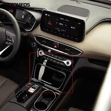 Maybe you would like to learn more about one of these? For Hyundai Santa Fe 2019 2020 2021 Carbon Fiber Center Control Ashtray Trash Can Cover Trim Interior Accessories Car Styling Interior Mouldings Aliexpress