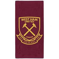 West ham united football club. West Ham United Handtuch Rot Gold Www Unisportstore De