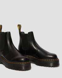 Martens work 2976 chelsea sr boot sku: 2976 Polished Smooth Platform Chelsea Boots Dr Martens Official