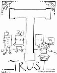 In god we trust poster | zazzle.com. T Is For Trust Bible Alphabet Coloring Page