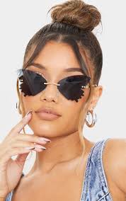 Download Black Butterfly Sunglasses Accessories Prettylittlething Usa