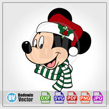 Christmas tree png vector with at getdrawings com free minnie mouse svg disney christmas free cutting files for cricut silhouette. Mickey Mouse Christmas Svg Instant Download Digital Clipart Bodowinvector