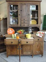 turn of the century oak kitchen cabinet