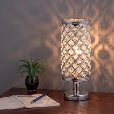 Maybe you would like to learn more about one of these? Haitral Crystal Table Lamp Silver Bedside Desk Lamp With Crystals Lamp Shade Metal Base Decorative Room Night Light Lamps For Living Room Bedroom Bedside Table Ideal Gifts My Celltronics