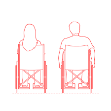 Wheelchairs Dimensions Drawings Dimensions Guide