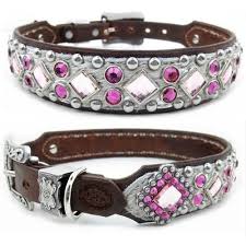 Pink Designer Dog Collars Fancy Dog Collars Designer Dog Collars Fancy Dog