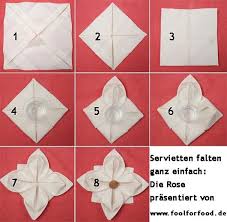 Servietten Falten Die Rose Foolforfood De Servietten Falten Servietten Falten Weihnachten Servietten Falten Rose