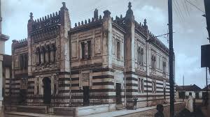 Topoľčianska synagóga v roku 1931.