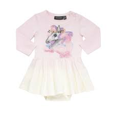 Rock Your Baby Unicorn Waisted Dress Circus Dress Rock You Baby Baby Dress