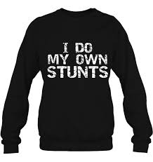 Don't forget to confirm subscription in your email. Funny Cheer Flyer Quote Apparel I Do My Own Stunts