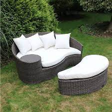 Charles Bentley Rattan Day Bed Daybed Sofa Garden Day Bed Daybed