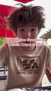 Strawberry nutella crepe review!