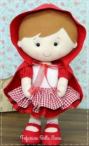 Chapeuzinho Vermelho Como Fazer Capa Com Capuz Passo A Passo Chapeuzinho Feltro Bonequinha De Feltro Feltro Bonecos De Feltro