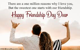 Jul 05, 2018 · by jennifer fujita on july 5, 2018. Happy Friendship Day Wishes For Husband Wife