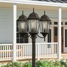 How tall, to the nearest foot, is the flagpole? Lamp Post Lights Wayfair