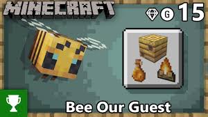 The parent bees have a cooldown of 5 minutes (6000 ticks) before they can breedagain. Minecraft Achievement Guide Bee Our Guest