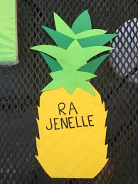 My First Door Decoration Pineapple Door Dec For August Summer Door Decorations Ra Door Decs School Door Decorations