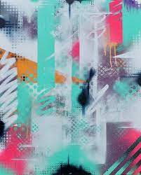 Acrylic paint pens for rock painting, stone, ceramic, glass, wood, mugs, metal, fabric, canvas (30 pack) 28 assorted colors + extra black & white acrylic paint markers. Spray Paint On Canvas Painting By Bret One Artofficial Saatchi Art